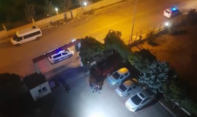 Ankara'da çatışma anı kamerada