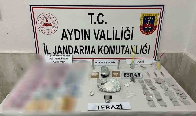 Aydın jandarması uyuşturucuya geçit vermiyor