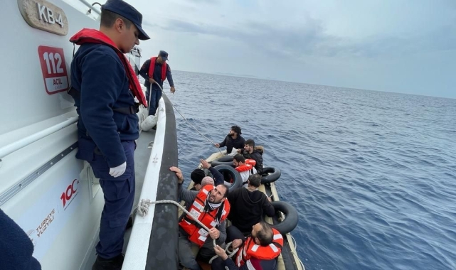 Aydın'da 33 düzensiz göçmen kurtarıldı