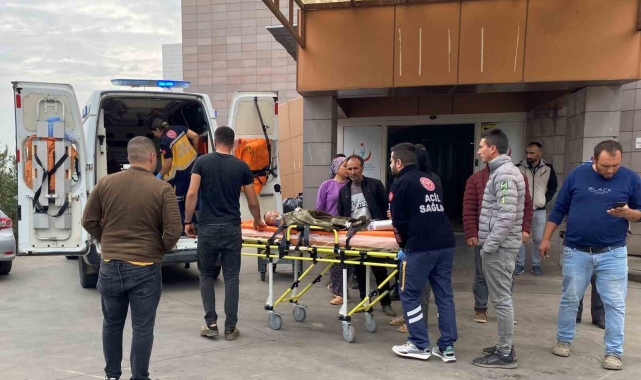 Babasının kullandığı traktörün çarptığı bebek ağır yaralandı