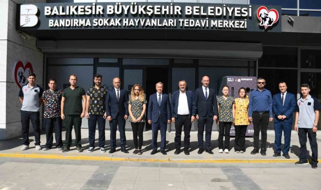 Bandırma'da yüzlerce sokak hayvanına şifa oldu