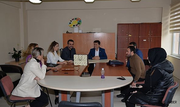 BAŞKAN ŞAHİN’DEN EĞİTİM CAMİASINA ZİYARET