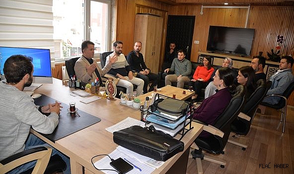 BAŞKAN ŞAHİN’DEN MESLEK YÜKSEK OKULUNA ZİYARET