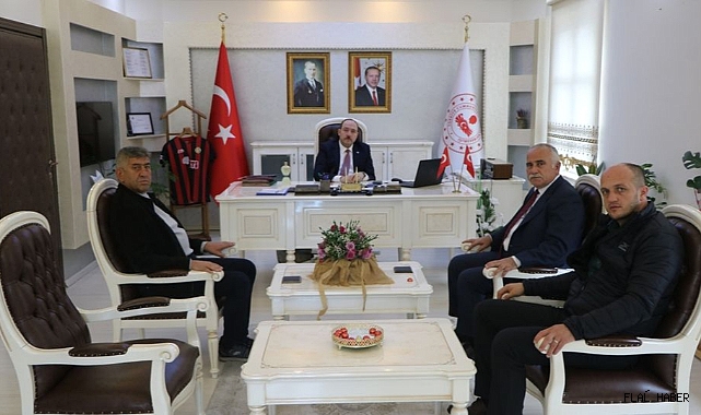 BAŞKAN UZUN’DAN KAYMAKAM YILDIZ’A ZİYARET