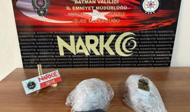 Batman'da uyuşturucu operasyonunda 2 iki tutuklama