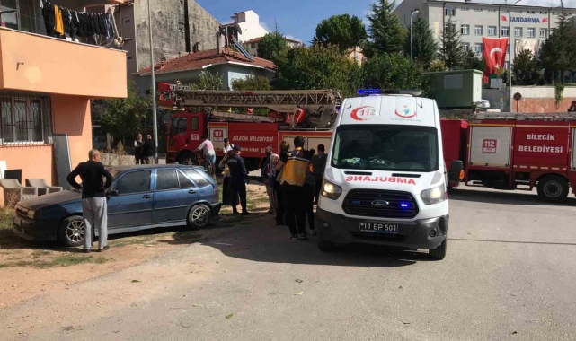 Bilecik'te 4 katlı bina yangınında 3'ü çocuk, 1'i hamile 2 kadın dumandan etkilendi