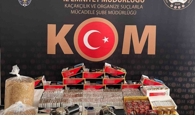 Burdur'da kaçak sigara operasyonunda 4 bin 596 adet doldurulmuş makaron ele geçirildi