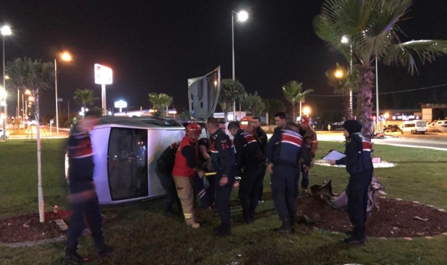 Edremit'te trafik kazası: 1 yaralı