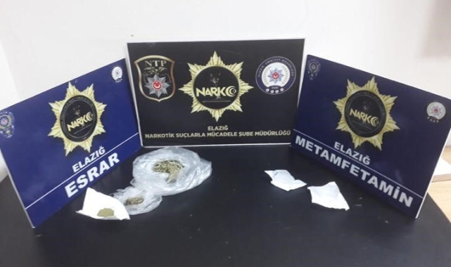 Elazığ'da ağır hasarlı binalar içerisinde uyuşturucu kullanan 6 şüpheliye işlem yapıldı