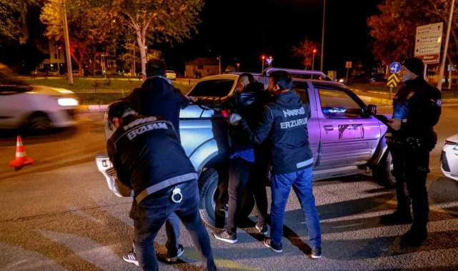 Erzurum'da narko alan uygulaması