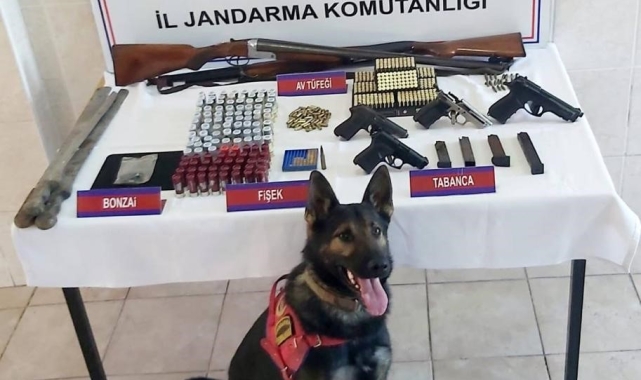 Evden cephanelik çıktı