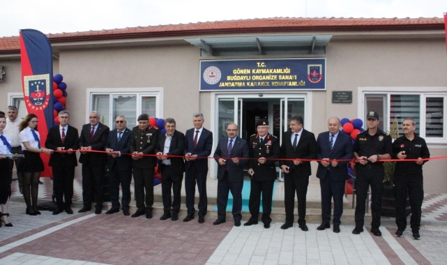 Gönen ve Erdek'te yeni Jandarma Karakol Komutanlığı binaları açıldı