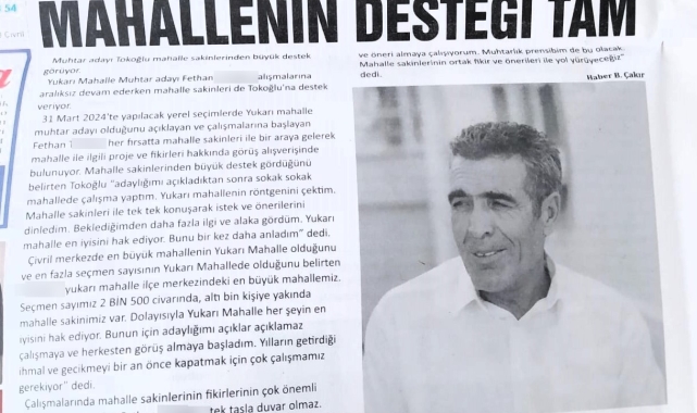 Haberin altına yapılan yorumu beğenmeyen muhtar adayı dehşet saçtı