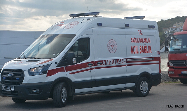 HAMSİ SUYU KAZAYA YOL AÇTI: 1 YARALI