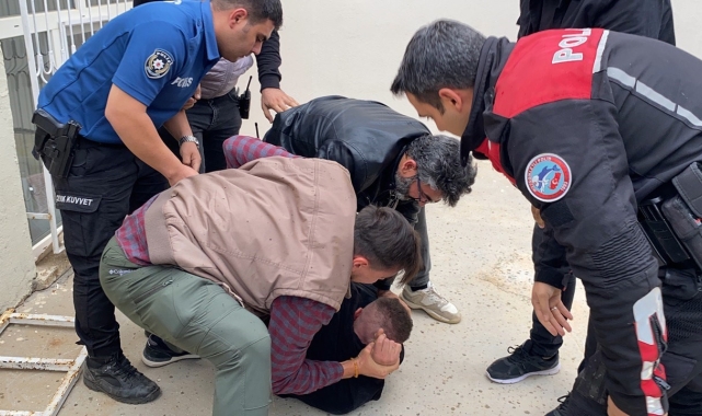Hırsızlık şüphelisi kovalamaca sonucu kıskıvrak yakalandı