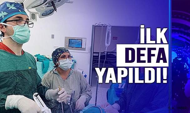 İLK DEFA YAPILDI