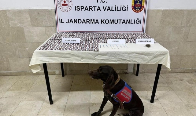 Isparta'da uyuşturucu operasyonunda 2 gözaltı