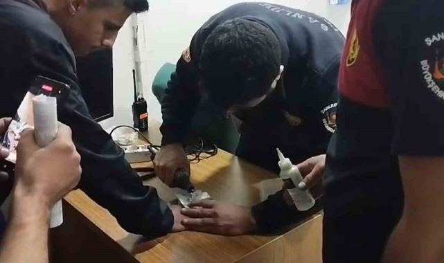 İtfaiyeden yüzük operasyonu