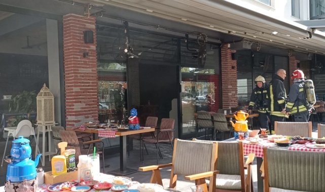 Kafede jel yakıtlı ocak patladı: 1 yaralı