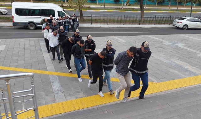 Kafes operasyonunda 15 kişi daha adliyede