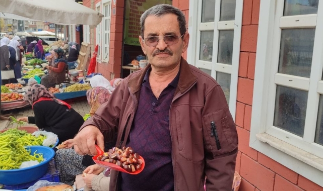 Kastamonu'da kışın habercisi kestane, pazara indi