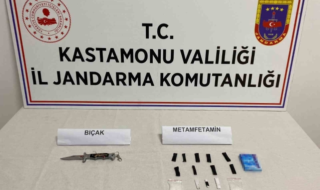 Kastamonu'da üzerinde uyuşturucuyla yakalanan şahıs gözaltına alındı
