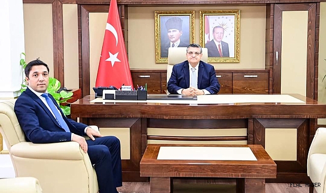 KAYMAKAM VEKİLİNDEN VALİYE ZİYARET