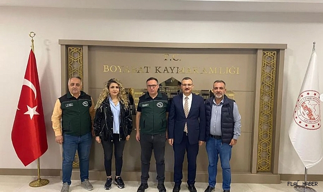 KAYMAKAM YILMAZ’A MAKAMINDA ZİYARET