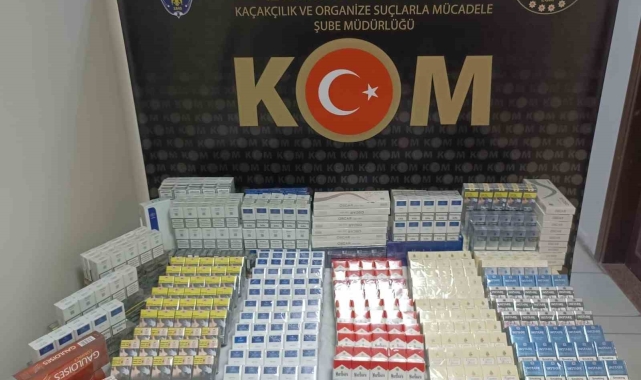 Kilis'te 2 bin 385 paket kaçak sigara yakalandı