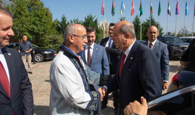 KKTC Cumhurbaşkanı Ersin Tatar'a fahri doktora ünvanı verildi