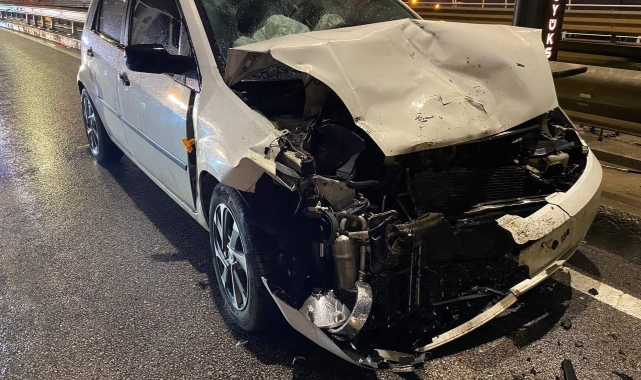 Kocaeli'de 4 araç birbirine girdi: 1 yaralı