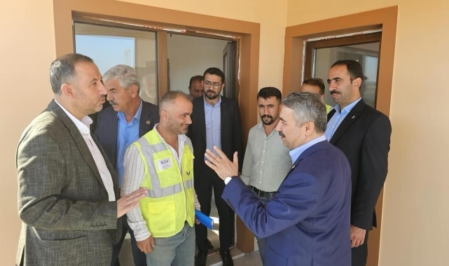 Milletvekili Alkayış ve İl Başkanı Bulucu, köy evlerini inceledi