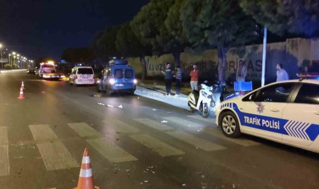 Motosikletli kurye kazada yaşamını yitirdi