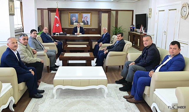 MUHTARLARDAN VALİ ÖZARSLAN’A ZİYARET