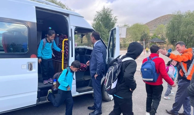 Okul servis araçları denetlendi