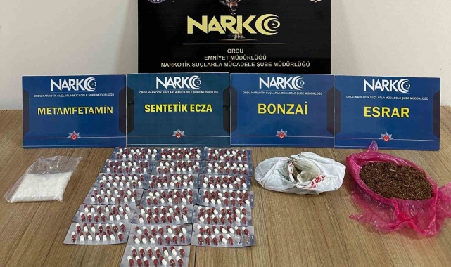 Ordu'da uyuşturucu operasyonlarında 2 tutuklama