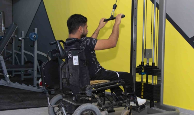 Özel bireyler spor yapıyor