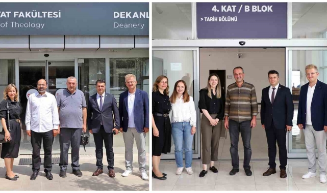 Projeleri desteklenen akademisyenlere tebrik ziyareti