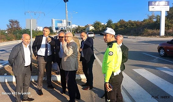 REKTÖR TAŞDEMİR SAHA İNCELEMESİNDE BULUNDU