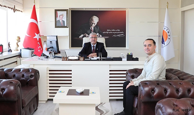REKTÖRE HAYIRLI OLSUN ZİYARETİ