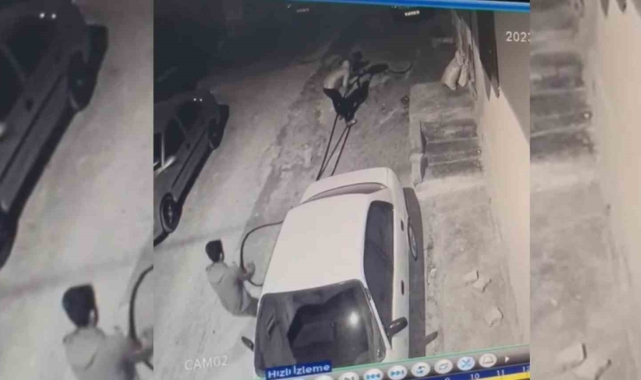 Rögar kapağını açıp kabloları çaldılar