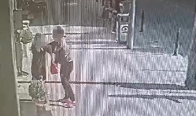 Saçından tuttuğu kadını dakikalarca sürükledi