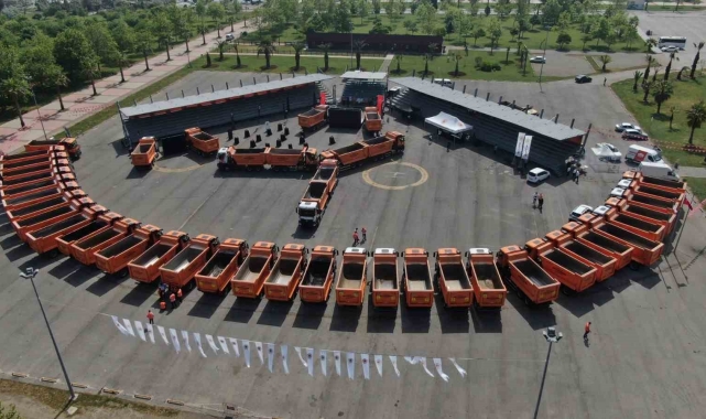 Samsun Büyükşehir Belediyesi araç filosunu 2 katına çıkardı