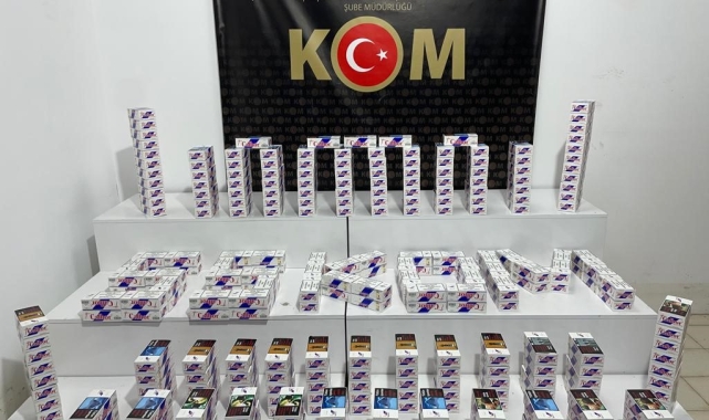 Samsun'da 60 bin adet makaron ele geçti: 3 gözaltı