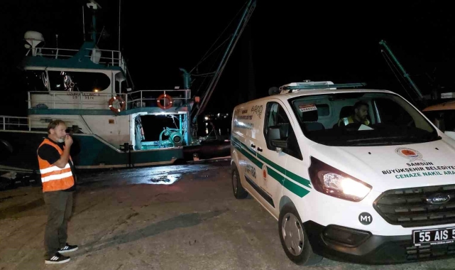 Samsun'da balıkçıların ağına ceset takıldı