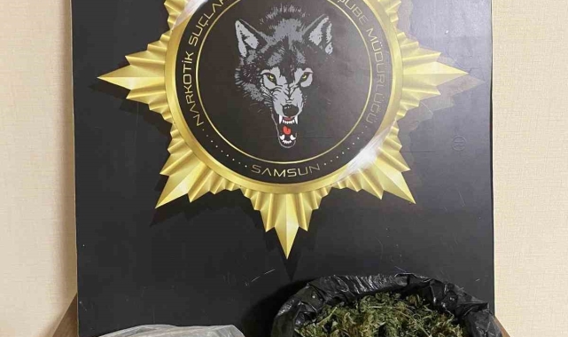 Samsun'da bir evde uyuşturucu ele geçti