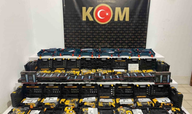 Samsun'da gümrük kaçağı tıraş makinesi ve matkap ele geçirildi