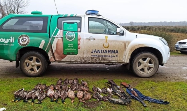 Samsun'da kaçak avcılara ve hayvanlara kötü davrananlara ceza yağdı