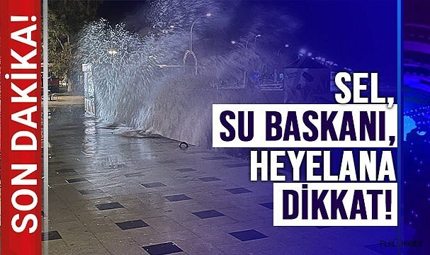 SİNOP'TA FIRTINA UYARISI!