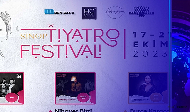 SİNOP TİYATRO FESTİVALİ BAŞLIYOR!